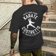 Nato Per Fare Karate Karateka Arti Marziali Bambino Ragazzo T-shirt da uomo con stampa posteriore Regalos para él