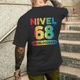 Nivel 68 Desbloqueado 68 Aniversario De Boda 68 Años Camiseta Hombre Estampado Espalda Regalos para él