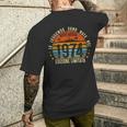 Novembre 1974 Anni 50 Compleanno Uomo Regalo Annata 1974 T-shirt da uomo con stampa posteriore Regalos para él