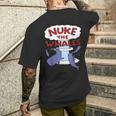 Nuke The Whales Lisa Nelson Camicia T-shirt da uomo con stampa posteriore Regalos para él