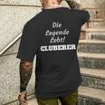 Nuremberg Die Legende Lebt Cluberer Fans Football Red T-Shirt mit Rückendruck Geschenke für Ihn