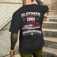 Oldtimer Baujahr 1961Intage Birthday S T-Shirt mit Rückendruck Geschenke für Ihn