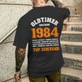 Oldtimer Baujahr 1984 Top Zustand T-Shirt mit Rückendruck Geschenke für Ihn