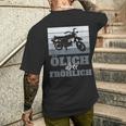 Ölich Aber Fröhlich Simson Ddr Moped Two-Strokeintage T-Shirt mit Rückendruck Geschenke für Ihn