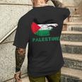 Palestine Flag Palestine T-Shirt mit Rückendruck Geschenke für Ihn