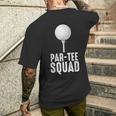 Par- Squad Golf Sport Cool Golf Lovers Men's T-shirt Back Print Gifts for Him