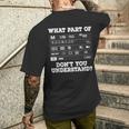 What Part Of Photography Don't You Understand Photographer T-shirt da uomo con stampa posteriore Regalos para él