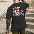 Pen Geselle Meister Meisterprüfung Prüfung Für Handwerker T-Shirt mit Rückendruck Geschenke für Ihn