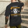 Pensione Divertente Pensionamento Tu No Divertiti Al Lavoro T-shirt da uomo con stampa posteriore Regalos para él