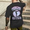 Perché Camminare Quando Si Può Fare La Ruota Ginnastica T-shirt da uomo con stampa posteriore Regalos para él