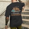 Pigiama Ufficiale Con Cinghiale T-shirt da uomo con stampa posteriore Regalos para él
