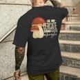 Porcini Regalo Fungaiolo Fungo Funghi Porcino T-shirt da uomo con stampa posteriore Regalos para él
