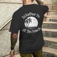 Preferirei Essere Alla Spiaggia Palm Tree Paradise Loves Seashore T-shirt da uomo con stampa posteriore Regalos para él