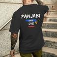 Punjabi Sage Oye Colourful Panjabi Aa Gaye Oye Diljit Dosanjh T-Shirt mit Rückendruck Geschenke für Ihn