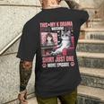 Questo È Il Mio K-Drama Che Guarda Solo Un Altro Episodio Amante Dei Gatti T-shirt da uomo con stampa posteriore Regalos para él