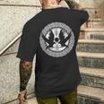 Raven Nordic Mythology Ikingegvísir T-Shirt mit Rückendruck Geschenke für Ihn