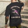 Regalo Balletto Danza Classica Ballerina T-shirt da uomo con stampa posteriore Regalos para él