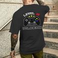 Regalo De Cumpleaños 18 Nivel 18 Logros Desbloqueados Camiseta Hombre Estampado Espalda Regalos para él