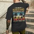 Rentner Bin Im Ruhestand T-Shirt mit Rückendruck Geschenke für Ihn