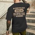 Retirement 2024 Angehende Retirement T-Shirt mit Rückendruck Geschenke für Ihn