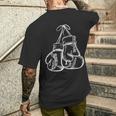 Retrò Amore Guanti Da Boxe Bianchi Guanti Da Boxe Bianchi T-shirt da uomo con stampa posteriore Regalos para él