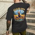 Retro Bear Grizzly 399 Wild & Free Grand Teton National Park Men's T-shirt Back Print Gifts for Him