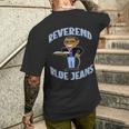 Reverend Blue Jeans T-Shirt mit Rückendruck Geschenke für Ihn