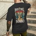Rock N Roll Nonnointage Guitar Player Music Lover T-shirt da uomo con stampa posteriore Regalos para él