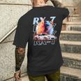 Rx 7 Auto Testo Spazio Jdm Giapponese Grafica T-shirt da uomo con stampa posteriore Regalos para él