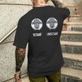 Schaf Unschaf Wortwitz Fotografen Fotografie T-Shirt mit Rückendruck Geschenke für Ihn