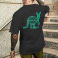 Scheißerein Kangaroo Communist Bag Animal Australia T-Shirt mit Rückendruck Geschenke für Ihn