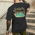 Schlaf-O Saurus Sleeping Tyrannosaurus Rex Dinosaur Sleep T-Shirt mit Rückendruck Geschenke für Ihn