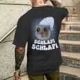 Schlafi Schlafi Hamster Cute Hamstie Sleep T-Shirt mit Rückendruck Geschenke für Ihn