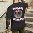 Schlafi Schlafi Hamster Hamster Hamstie Meme Sleep T-Shirt mit Rückendruck Geschenke für Ihn