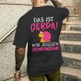 Schnecke Sport Running Das Ist Gerda Wir Joggen Gemeinsam S T-Shirt mit Rückendruck Geschenke für Ihn