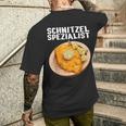 Schnitzel Specialist T-Shirt mit Rückendruck Geschenke für Ihn