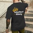 Schnitzelkönig Schnitzel Lovers T-Shirt mit Rückendruck Geschenke für Ihn