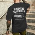 Schonend Behandeln Beamtererbeamtet 'Gentle Treat Beamter T-Shirt mit Rückendruck Geschenke für Ihn