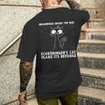 Schrödinger's Cat Her Revenge T-Shirt mit Rückendruck Geschenke für Ihn