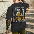 Scienziato Idea Regalo Chimico Ubriaco Birra Chimica T-shirt da uomo con stampa posteriore Regalos para él