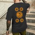 Scorpa SicilianoBriscola 5 Di Monete Cinque Di Denari Carte T-shirt da uomo con stampa posteriore Regalos para él