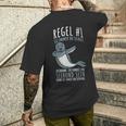 Sei Immer Du Selbst Süßer Seehund T-Shirt mit Rückendruck Geschenke für Ihn