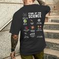 Setz Dich Für Wissenschaft Ein Wissenschaft Klimawandel T-Shirt mit Rückendruck Geschenke für Ihn