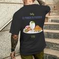 Sicilia Proverbi Cu Mancia Fa Muddichi Made In Sicily T-shirt da uomo con stampa posteriore Regalos para él