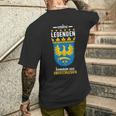 Silesia Upper Silesia Polska Flag T-Shirt mit Rückendruck Geschenke für Ihn