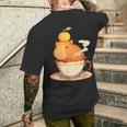 Simpatico Capibara In Una Tazza Da Tè Con Un'arancia In T-shirt da uomo con stampa posteriore Regalos para él