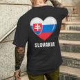 Slovakia Flag Jersey Slovak T-Shirt mit Rückendruck Geschenke für Ihn