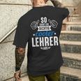 So Sieht Ein Richtig Cooler Lehrer Aus Lehrer Aus Lehrer T-Shirt mit Rückendruck Geschenke für Ihn