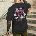 So Sieht Eine Richtig Coole Rentnerin Aus I Rente T-Shirt mit Rückendruck Geschenke für Ihn