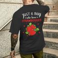 Solo Un Ragazzo Che Ama Gli Amanti Delle Fragole T-shirt da uomo con stampa posteriore Regalos para él